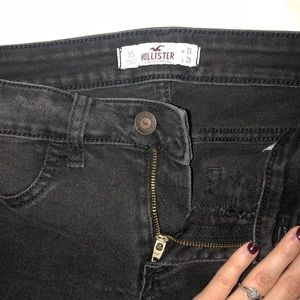 W26 L29 Black Hollister Skinny Jeans